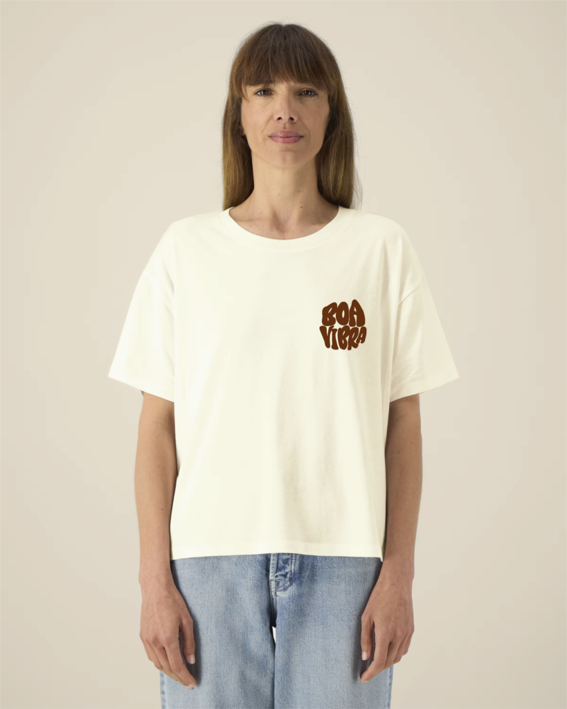 Camiseta "Boa Vibra" Moza