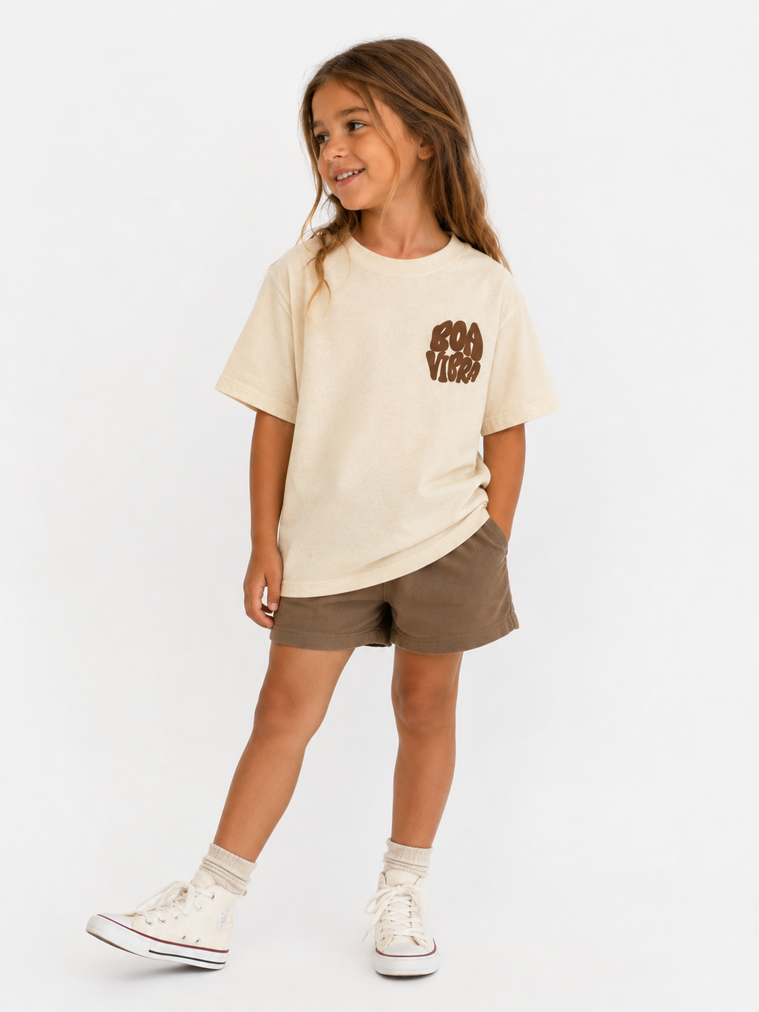 Camiseta "Boa Vibra" infantil - Imagen 2
