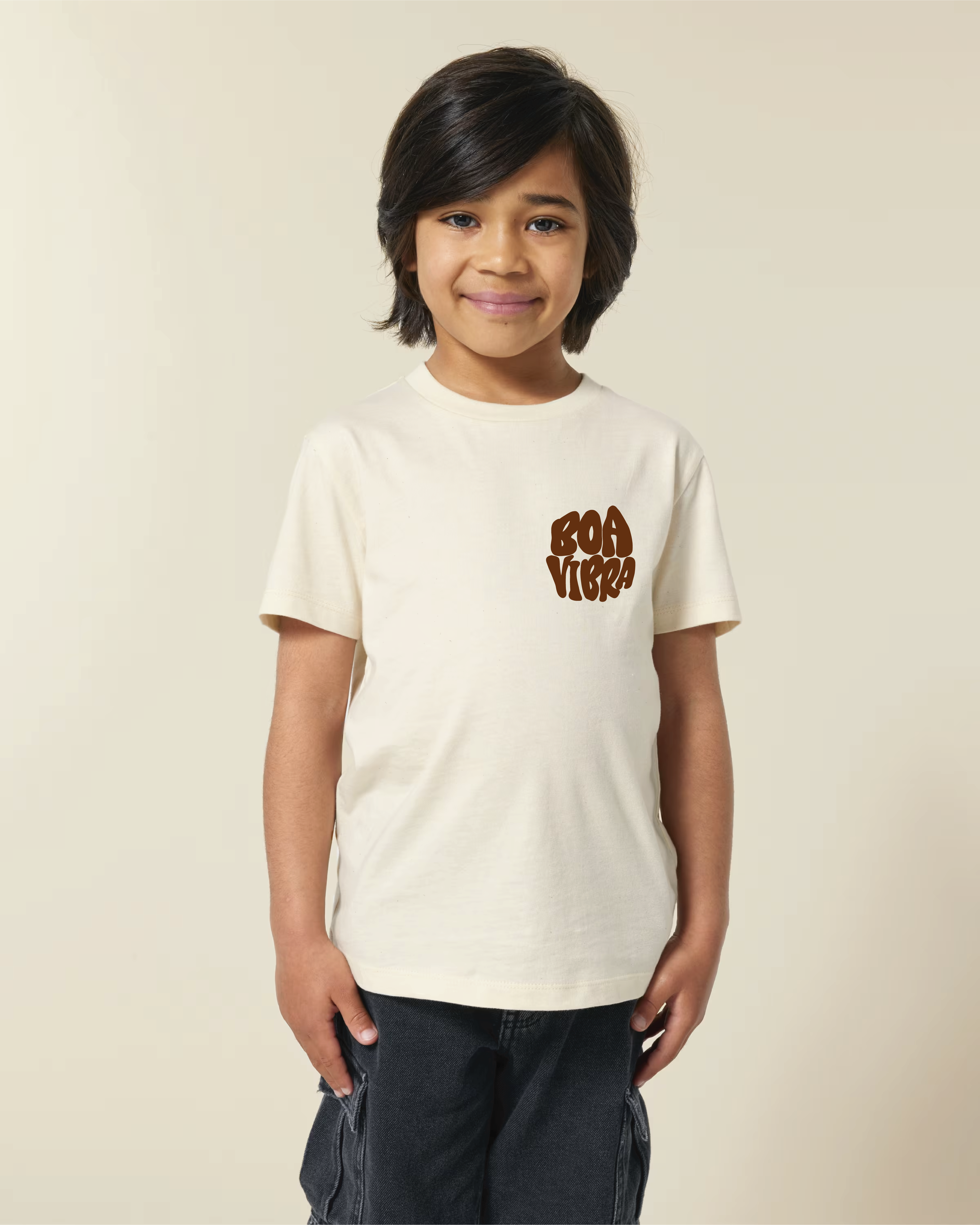 Camiseta "Boa Vibra" infantil - Imagen 5
